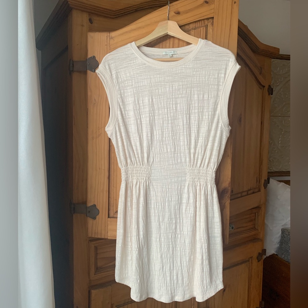 Z Supply Ivory Textured Dress